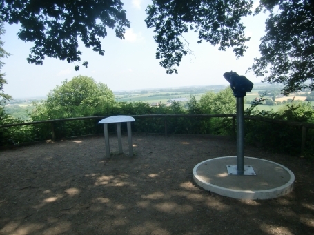 Groesbeek NL : Ortschaft Berg en Dal, Duivelsberg, Aussichtspunkt